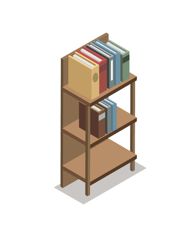 Case with papers and foldersのイラスト素材