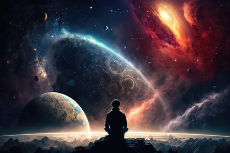 classroom, with students learning about neural networks and their applications, created with generative aiの素材