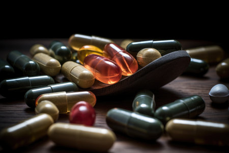 the science behind the effectiveness of nutritional supplements, created with generative aiの素材