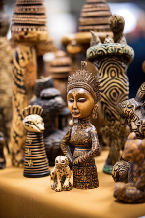 handmade artisan crafts on display, created with generative aiの素材