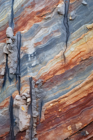 detailed image of natural stone surface, created with generative aiの素材