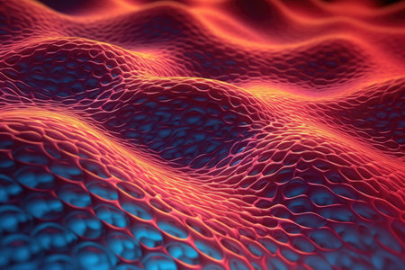 abstract nanofabric texture background, created with generative aiの素材