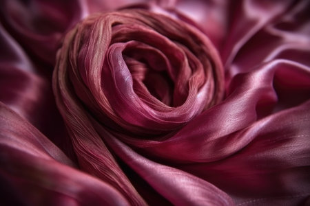 fabric texture close-up, with macro lens, of soft and silky fabric, created with generative aiの素材
