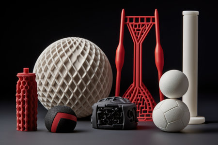 3d printed custom sports equipment, created with generative aiの素材