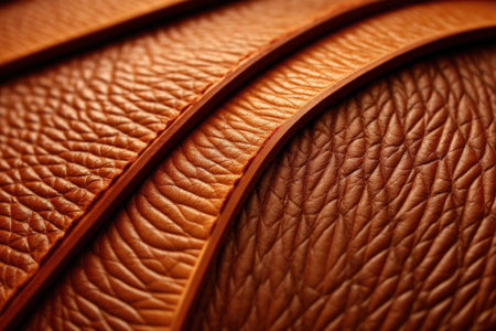 close-up of leather for saddle making, created with generative aiの素材