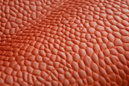 close-up of high-quality saddle leather texture, created with generative aiの素材