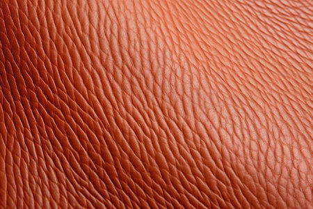 close-up of high-quality saddle leather texture, created with generative aiの素材