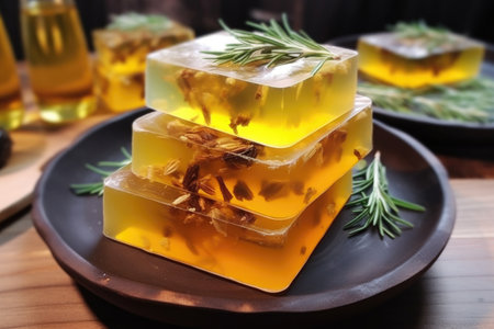 diy soap making with used cooking oil, created with generative aiの素材