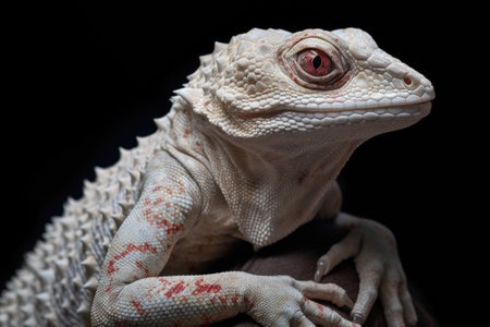 lizard revealing fresh scales under old skin, created with generative aiの素材