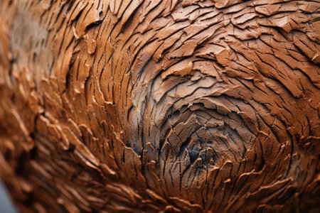 close-up of drying clay pot texture, created with generative aiの素材