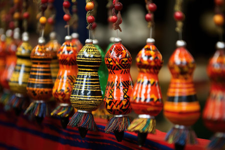 agogo bells for the rhythm section of a kwanzaa dance, created with generative aiの素材