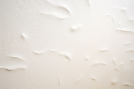 close-up shot of a white drywall with visible texture, created with generative aiの素材