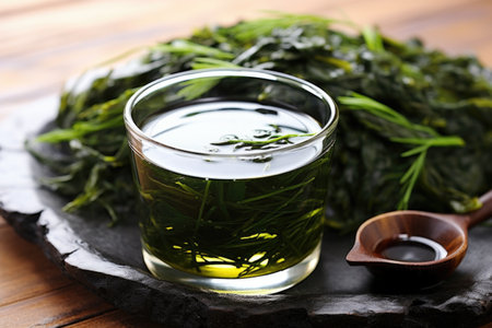 nutritional edible seaweed for thyroid regulation, created with generative aiの素材