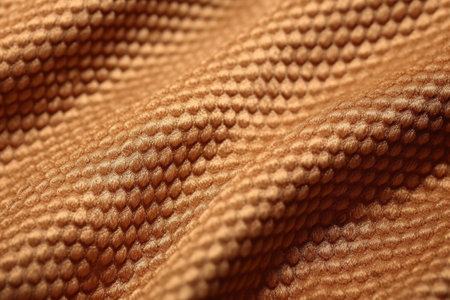 close up of fabric texture under soft light, created with generative aiの素材