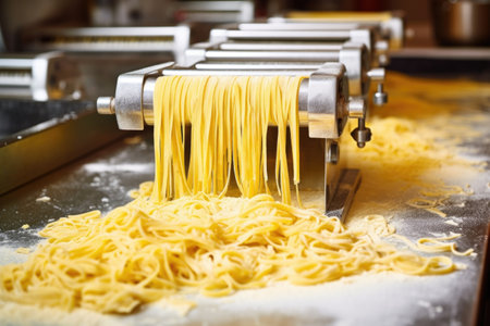 a pasta machine in action, created with generative aiの素材