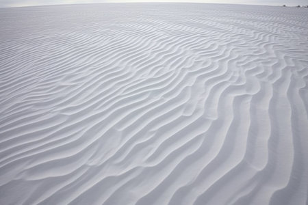 ripples in snow created by wind, created with generative aiの素材