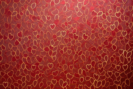 textured wallpaper with heart patterns, created with generative aiの素材