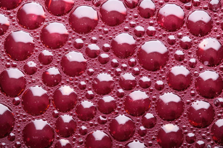 vinous bubbles on the surface of grape juice, created with generative aiの素材