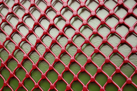 close-up of a chain-link fence, created with generative aiの素材
