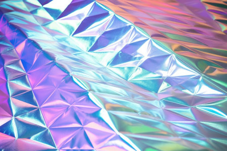 holographic paper under natural light, created with generative aiの素材