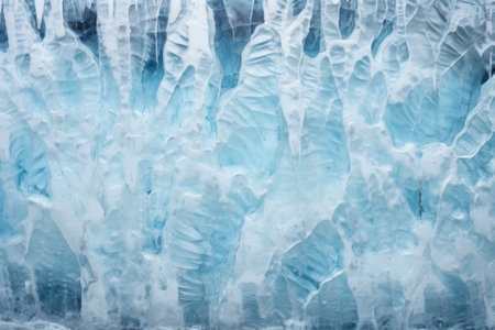 patterns in an ice cave wall, created with generative aiの素材