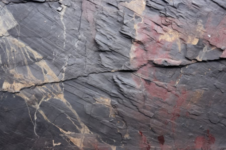 surface of slate with imperfections and stains, created with generative aiの素材
