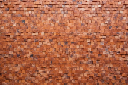 smooth polished brick wall texture, created with generative aiの素材