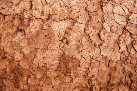 macro of cork sheet, created with generative aiの素材