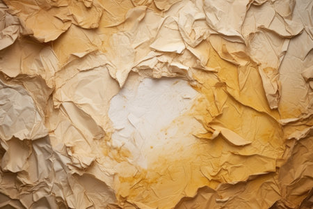 view of a squashed paper coffee cup, created with generative aiの素材