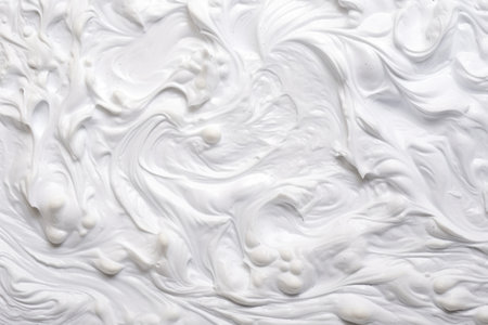 detail shot of shaving foam, created with generative aiの素材