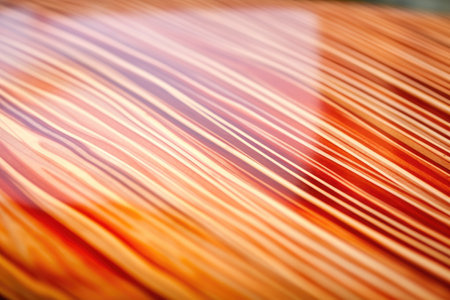 smooth bottom of a finished skateboard deck, created with generative aiの素材