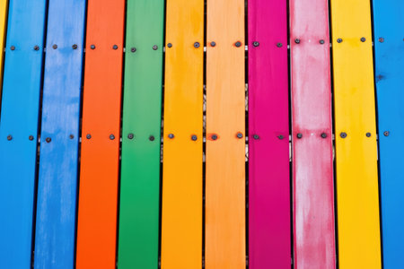 overhead shot of a colorful skateboard deck, created with generative aiの素材