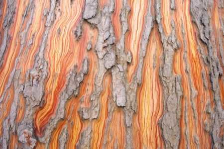 a detailed view of the bark of a pine tree, created with generative aiの素材