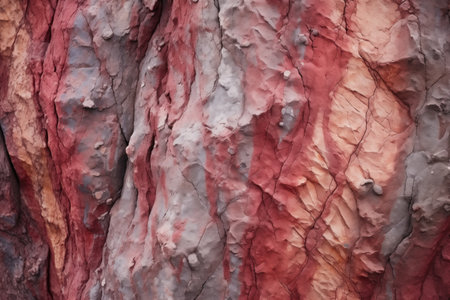 detail shot of the texture on a rock climbing hold, created with generative aiの素材