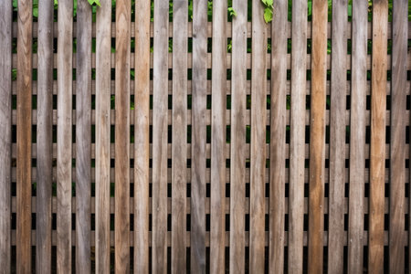 wooden fence close up for texture, created with generative aiの素材