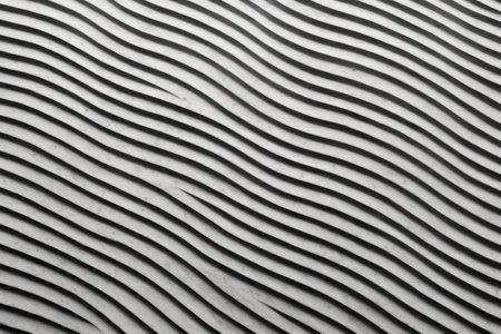 concrete surface with uneven stripes pattern, created with generative aiの素材