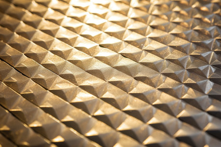 diamond plate under soft morning light for a subtle texture detail, created with generative aiの素材