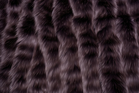 rich texture of dark winter mink coat, created with generative aiの素材