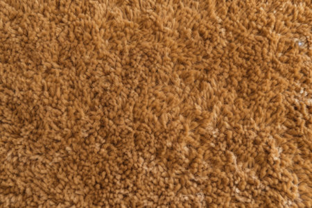brown plush carpet texture similar to bear fur, created with generative aiの素材