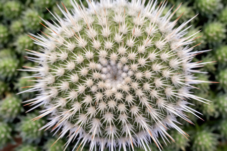 thistle flower head for unique scale texture, created with generative aiの素材