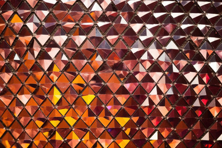 diamond plate texture in a gradient lighting, created with generative aiの素材