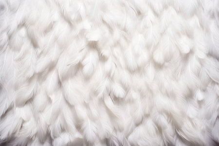 goose down feathers for filling, created with generative aiの素材