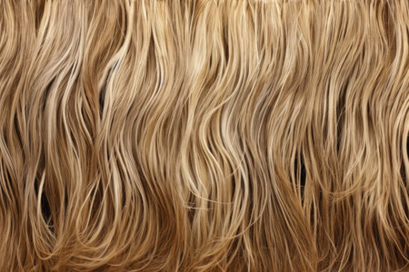 texture of horse mane strands, created with generative aiの素材