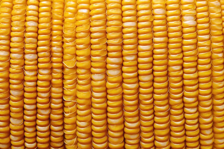 textured pattern of corn cob, created with generative aiの素材