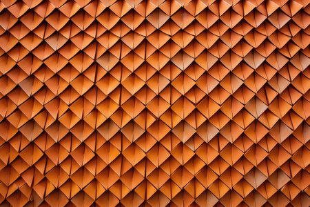 overlapping pattern brick wall image, created with generative aiの素材
