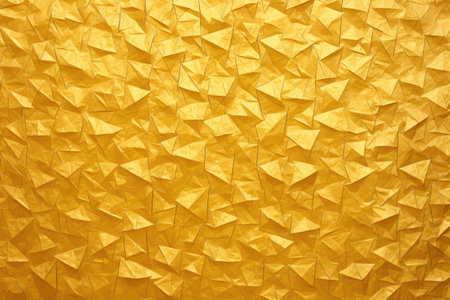 an uneven pattern made by gold foil, created with generative aiの素材