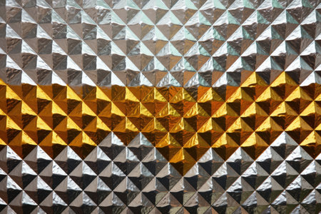diamond plate showing contrast in texture and color, created with generative aiの素材