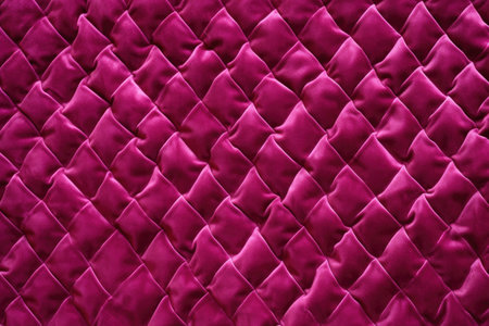 high-res image of a quilted velvet material, created with generative aiの素材