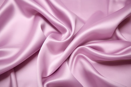 mauve satin pressed against a flat surface, created with generative aiの素材
