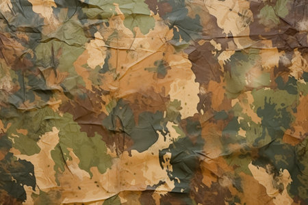 close-up of camouflage wall paint, created with generative aiの素材